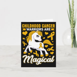 Carte Les Guerriers du Cancer de l'Enfance Sont Une Sens