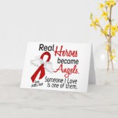 Carte Les héros deviennent des SIDAS d'anges (Fleur jaune)