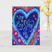 Carte Les histoires d'amour vraies n'ont pas de fin Cita (Fleur jaune)