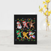 Carte Les Hommes de Noël (Fleur jaune)