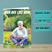 Les Hommes Sont Comme L'Aquarelle De Vin