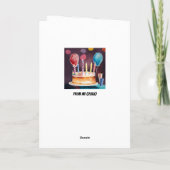 Carte Les Hommes Sont Comme L'Aquarelle De Vin (Dos)