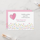 Carte Les Infirmières Sont Pleines De Coeur (Devant/Arrière en situation)