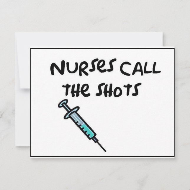 Carte Les infirmières tirent (Devant)