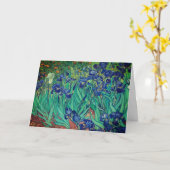 Carte Les iris de Vincent van Gogh : Blank (Fleur jaune)