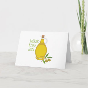 Carte Les Italiens connaissent le mieux