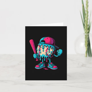 Carte Les Jeunes Garçons Respectent Le Dri De Baseball I