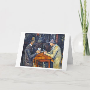 Carte Les Joueurs de cartes, Cézanne