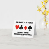 Carte Les Joueurs De Pont N'Ont Pas Triskaidekaphobia (Fleur jaune)