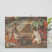 Carte Les joueurs d'échecs (par John Lavery) (Debout devant)