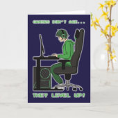 Carte Les joueurs ne vieillissent pas ils augmentent l'â (Fleur jaune)