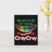 Carte Les Jours De 1Ème Année M'Ont Fait Sentir Cray Cra (Fleur jaune)