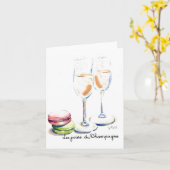 Carte Les Jours du Champagne (Fleur jaune)