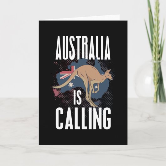 Carte Les Kangaroos En Australie (Devant)