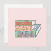 Carte Les lecteurs sont des leaders (Devant / Derrière)