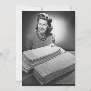 Carte Les Lignes et les Towels ironed