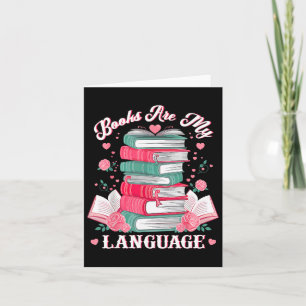 Carte Les livres sont mon langage de l'amour Lectrice am