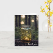 Carte Les lucioles En Merci De Jar (Fleur jaune)