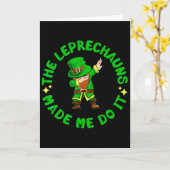 Carte Les Lutins M'ont Fait Faire Ça Drôle St Patrick Da (Fleur jaune)