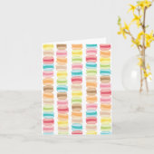 Carte Les Macarons (Fleur jaune)