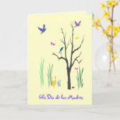Carte Les Madres (Fleur jaune)