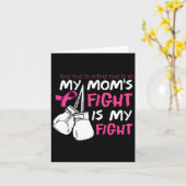 Carte Les mamans combattent Ma lutte Conscience du cance (Fleur jaune)