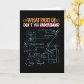 Carte Les maths ne sont pas juste pour les étudiants (Fleur jaune)