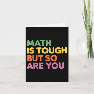 Carte Les Maths Sont Difficiles Mais Vous Aussi, Enseign