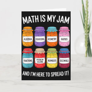 Carte Les Maths Sont Ma Passion Et Je Suis Là Pour Les R