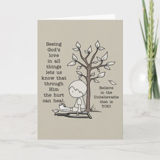 Carte Les Maux Peuvent Guérir Bien (Devant)