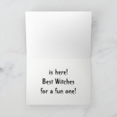 Carte Les meilleures sorcières d'Halloween (Intérieur)