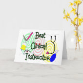 Carte Les meilleurs cadeaux cliniques de soins (Fleur jaune)