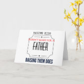 Carte Les meilleurs cadeaux de fête des pères pour le (Fleur jaune)