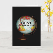 Carte Les meilleurs grands-parents sur terre ! (Fleur jaune)