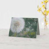 Carte Les meilleurs grands souhaits de pissenlit de (Fleur jaune)