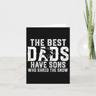 Carte Les Meilleurs Pères Ont Des Fils Qui Partagent Le