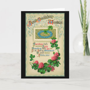 Carte Les meilleurs souhaits d'anniversaire