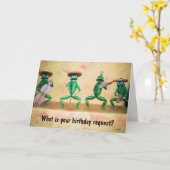 CARTE LES MEMBRES DU GROUPE FROG DISENT JEUX ANNIVERSAIR (Fleur jaune)