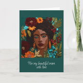 Carte les mères émeraude afro-afrocentrées (Devant)