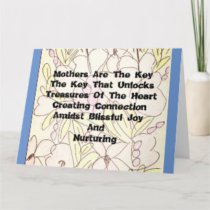 Carte Les Mères Sont La Clé