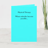Carte Les miracles physiques de TherapyWhere deviennent (Devant)