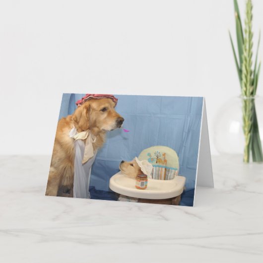 Carte Les moments dorés du nouveau bébé (Devant)