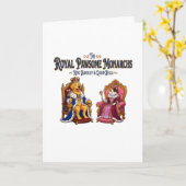 Carte Les Monarques Royaux Pawsome (Fleur jaune)