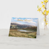 CARTE LES MONTAGNES (Fleur jaune)