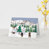 Carte Les montagnes (Fleur jaune)