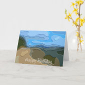 CARTE LES MONTAGNES (Fleur jaune)