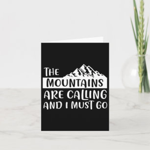 Carte Les Montagnes Appelent Montagne