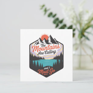Carte Les Montagnes Appelent - Nature Adventure