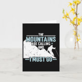 Carte Les montagnes appellent (Fleur jaune)