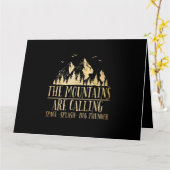 Carte Les montagnes appellent Space Splash Big Thunder (Fleur jaune)